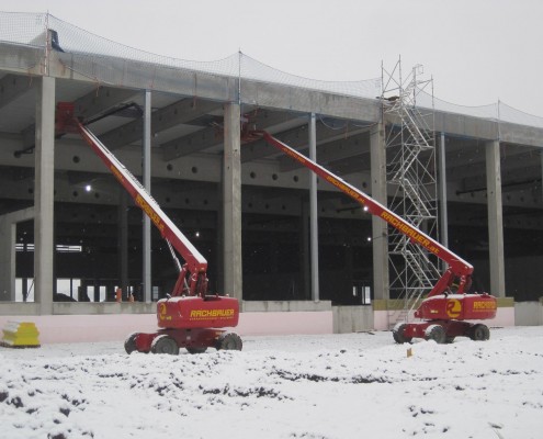 Rachbauer GmbH - Straßwalchen - Salzburg - Steiger 43m Gelenkarbeitsbühne - Teleskopsteiger mieten